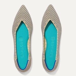 NEW Rothy's The Point Multi Metallic Woman Flats